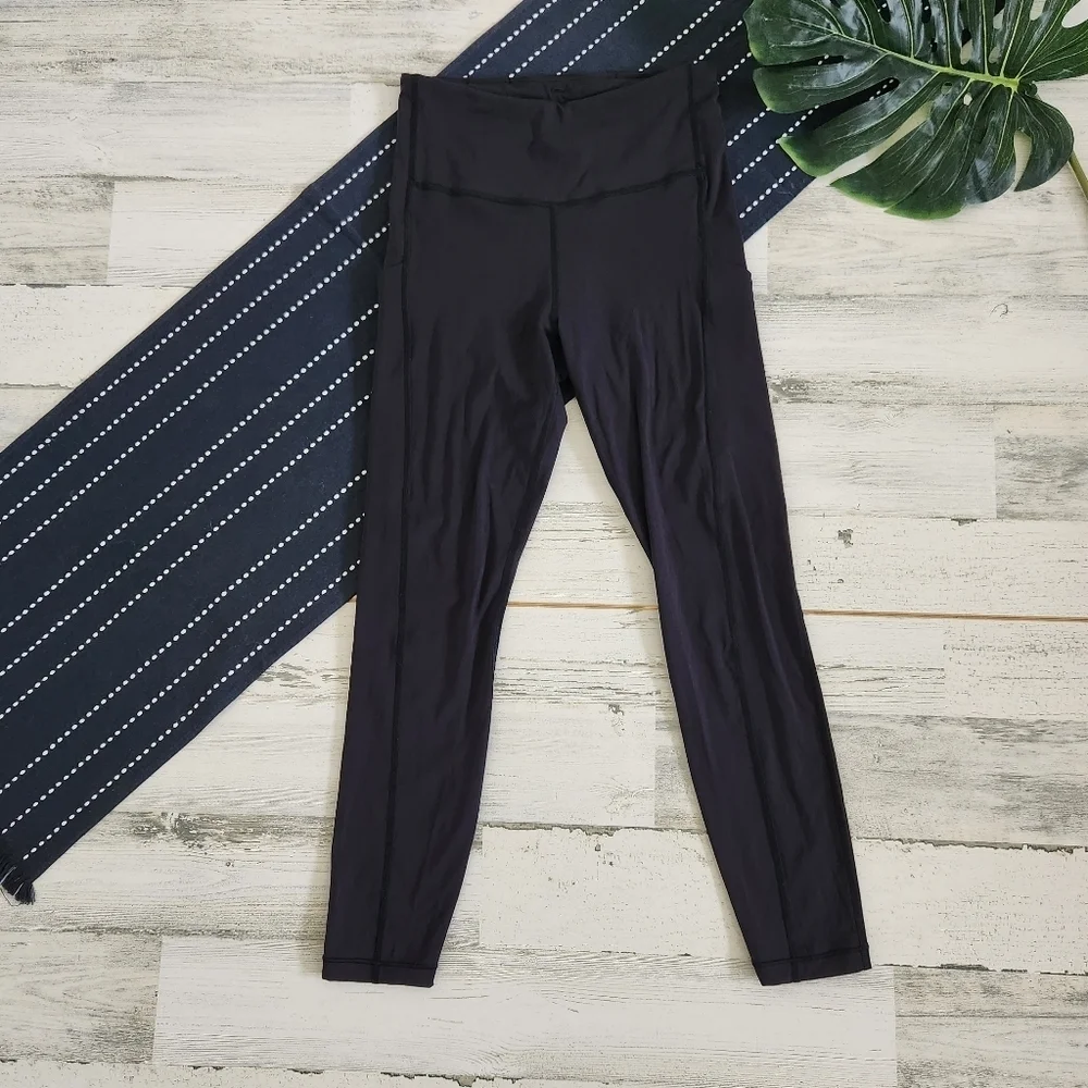 Athleta Ultimate Stash Pocket 7/8 Tight Leggings Black Size XS